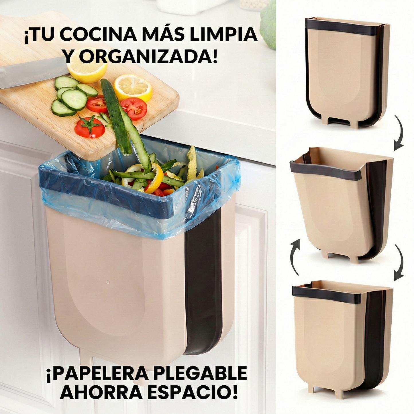 Papelera plegable