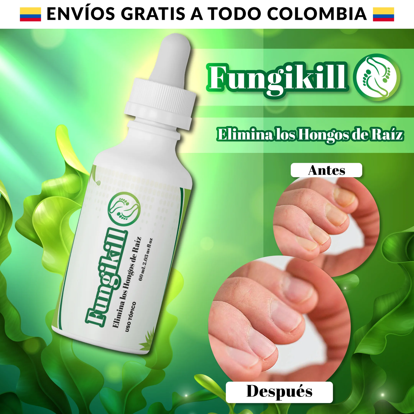 FUNGIKILL → ELIMINADOR DE HONGOS