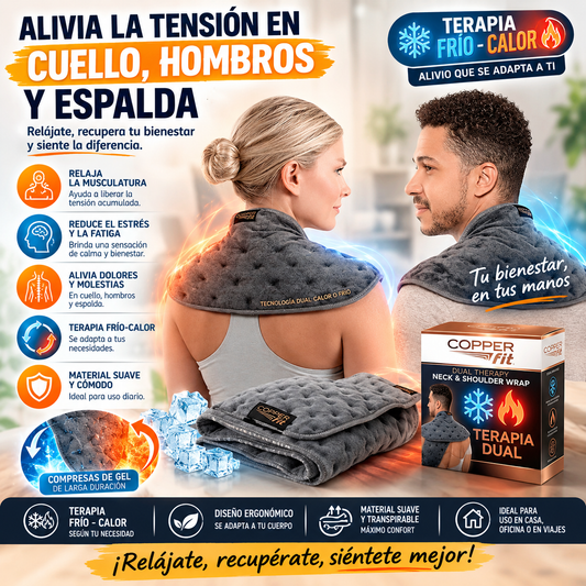 Manta Relajante Para Cuello Frio Y Calor