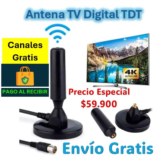 Antena TDT | TV Digital Ultra HD | Canales Gratis