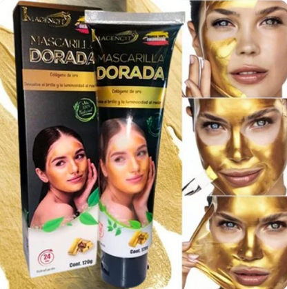 Oferta 2X1 | Mascarilla Dorada de Colágeno, 2 Cajas - 20 unds