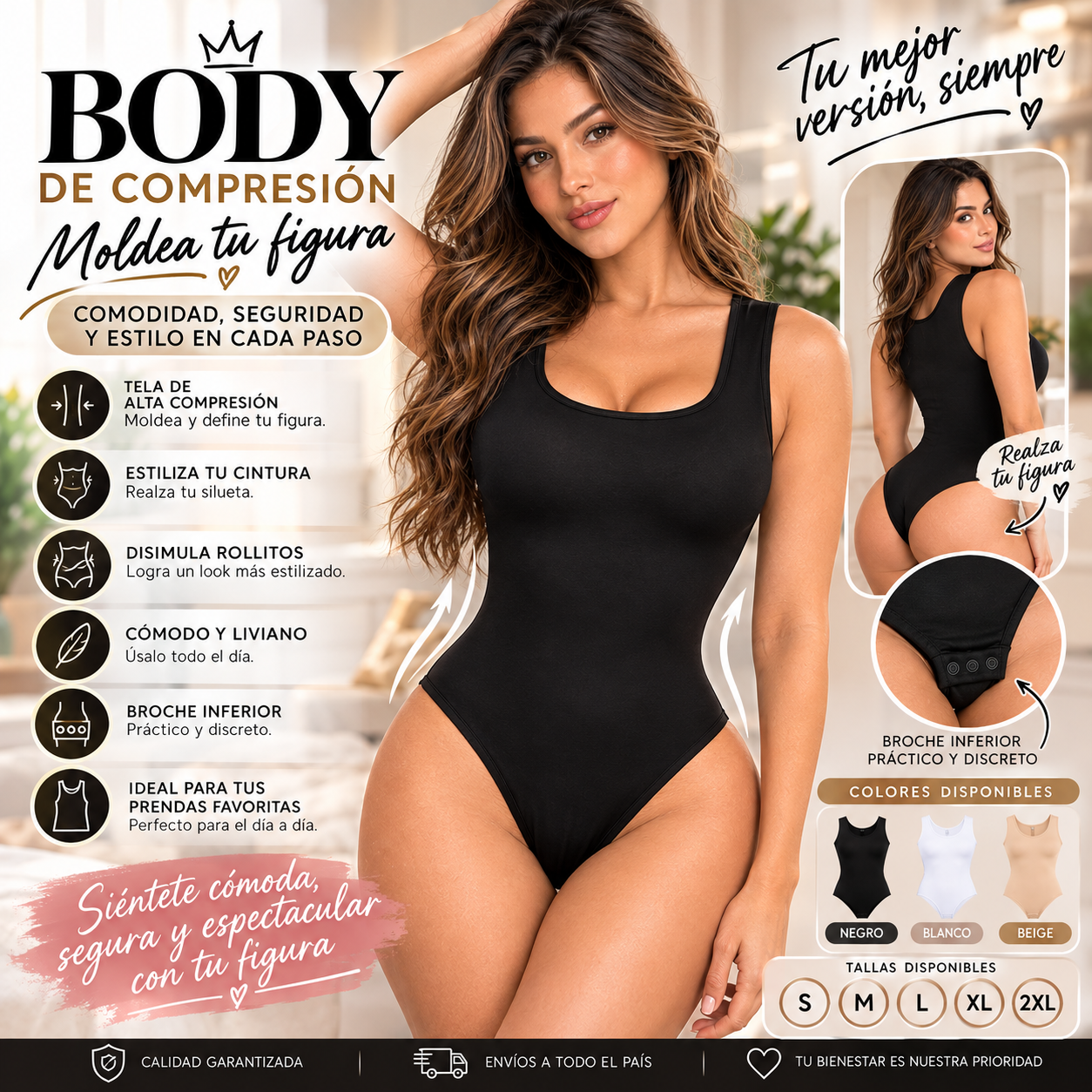 Body de Compresión - Moldea tu figura
