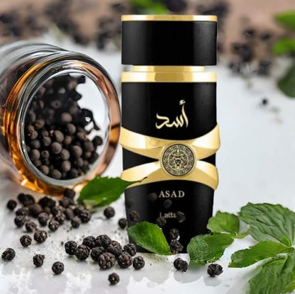 Perfume Asad Lattafa + Perfumero de Obsequio